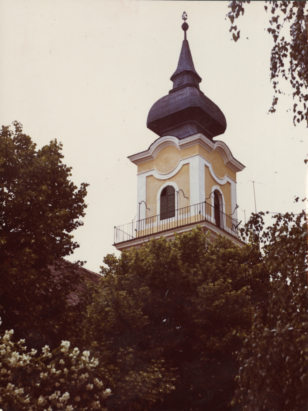 Polgármesteri hivatal (egykori Tanácsház) épületének tornya Nagykőrösön