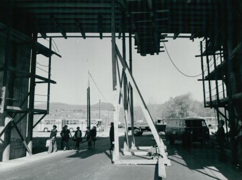 A tatabányai vasúti híd teherpróbája