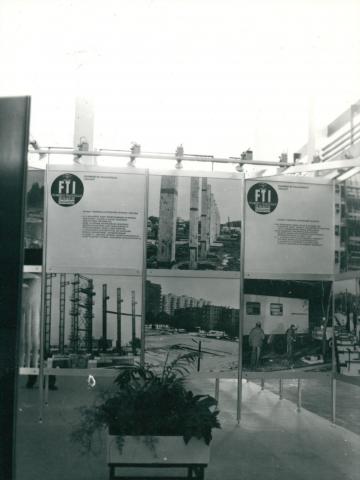 "Építettük 78-ban" című kiállítás az FTI tablóin