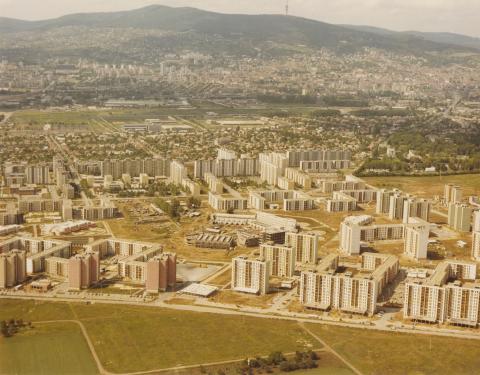 Pécs, Siklósi városrész látképe és rendezési terve