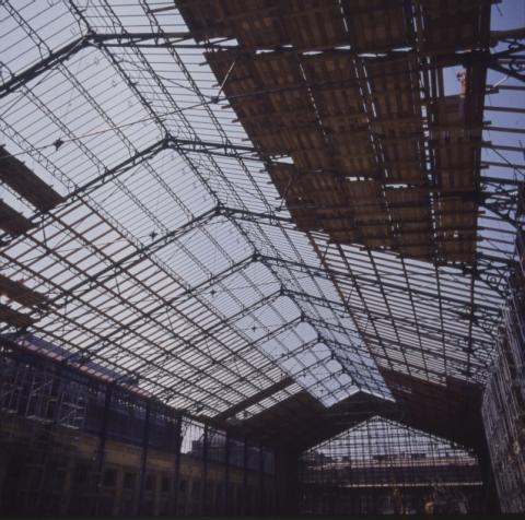 A Nyugati pályaudvar tetőszerkezetének felújítása