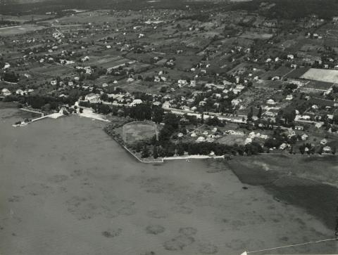 Révfülöp látképe a Szigeti stranddal