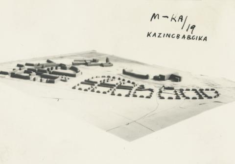 Kazincbarcika, várostervezési makett