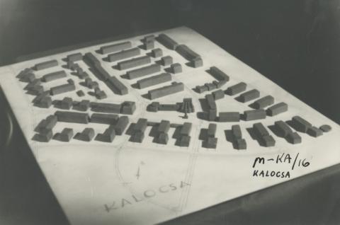 Kalocsa, várostervezési makett