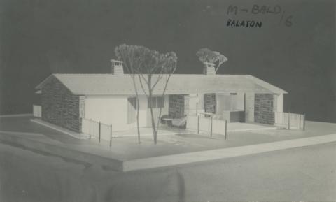 Balaton, várostervezési makett