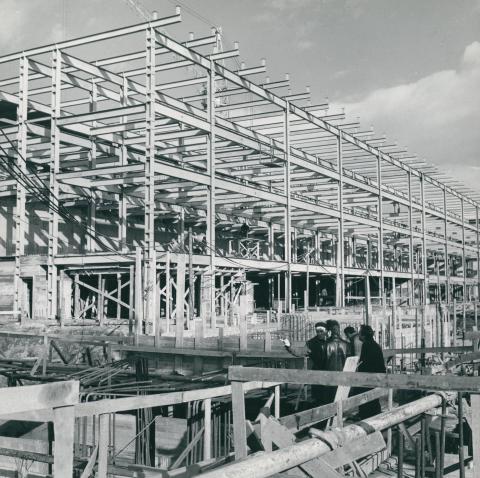 Az Ózdi Kohászati Művek rúd-és dróthengerművének építése