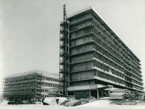 A Jahn Ferenc Dél-pesti Kórház és Rendelőintézet építése
